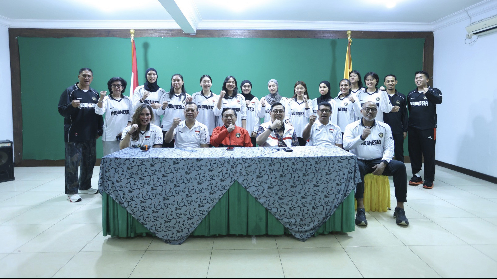 PBVSI dan skuad Timnas Voli Putri Indonesia jelang AVC Women s Continental 2026.