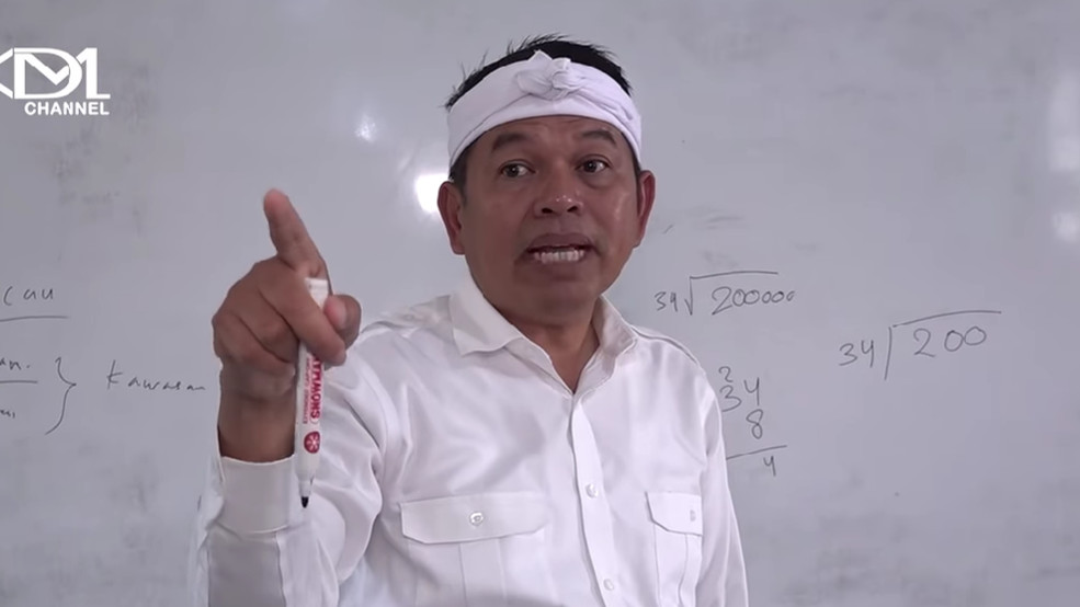 Dedi Mulyadi di SMAN 2 Cikarang
