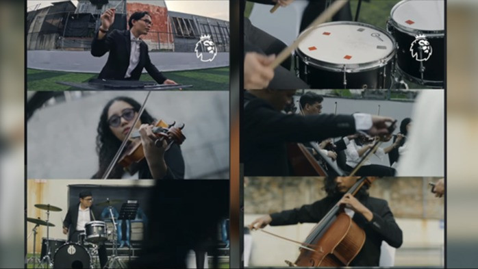 Premier League kolaborasi dengan orkestra Harmonia Jakarta