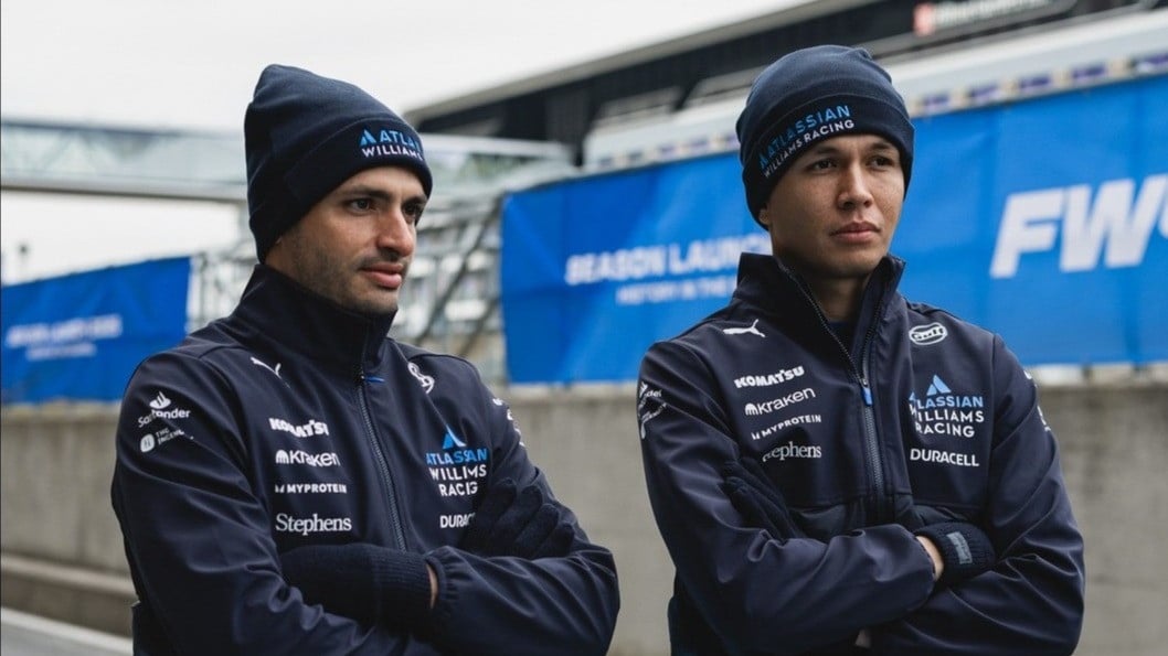 Dua Pembalap Williams, Carlos Sainz dan Alex Albon
