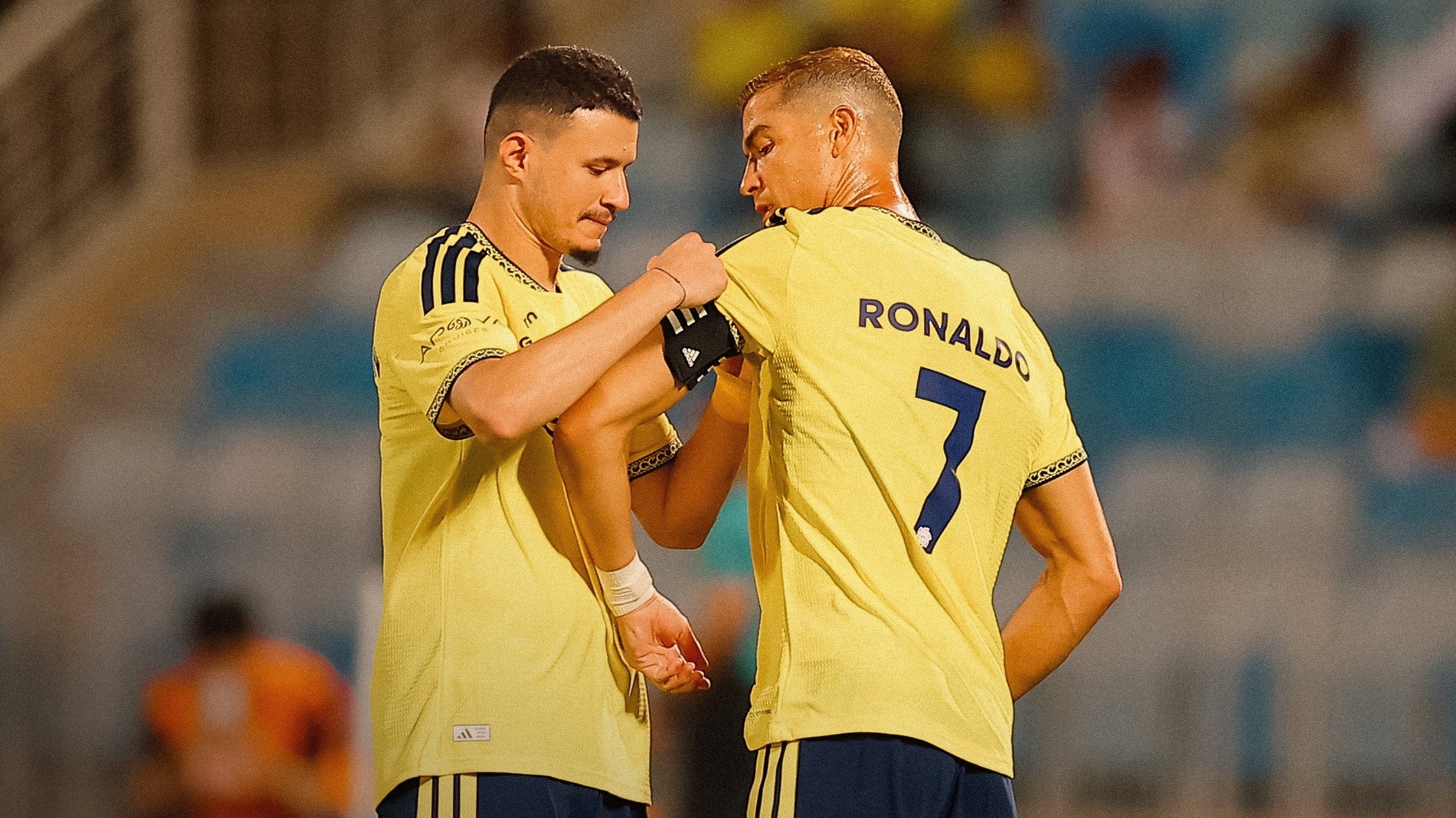 Abdullah Al Hamddan digantikan oleh Cristiano Ronaldo dalam laga Al Riyadh vs Al Nassr di Liga Pro Saudi 2026/2027, Jumat (21/8/2026).