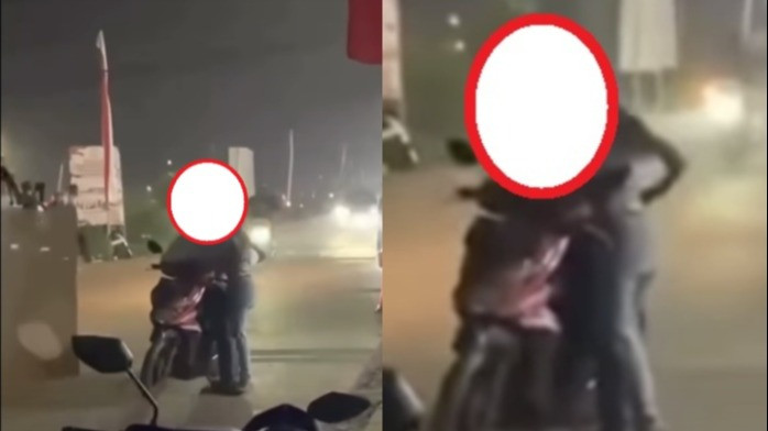 Sejoli mesum di Jalan Bomang Bogor