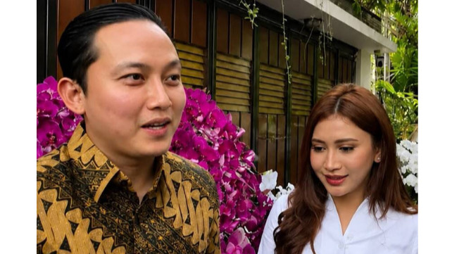 Kepala Sekretaris Pribadi Presiden Rizky Irmansyah dengan Chika Yenalovi di kediaman Presiden ke-7 Joko Widodo (Jokowi) di Solo.