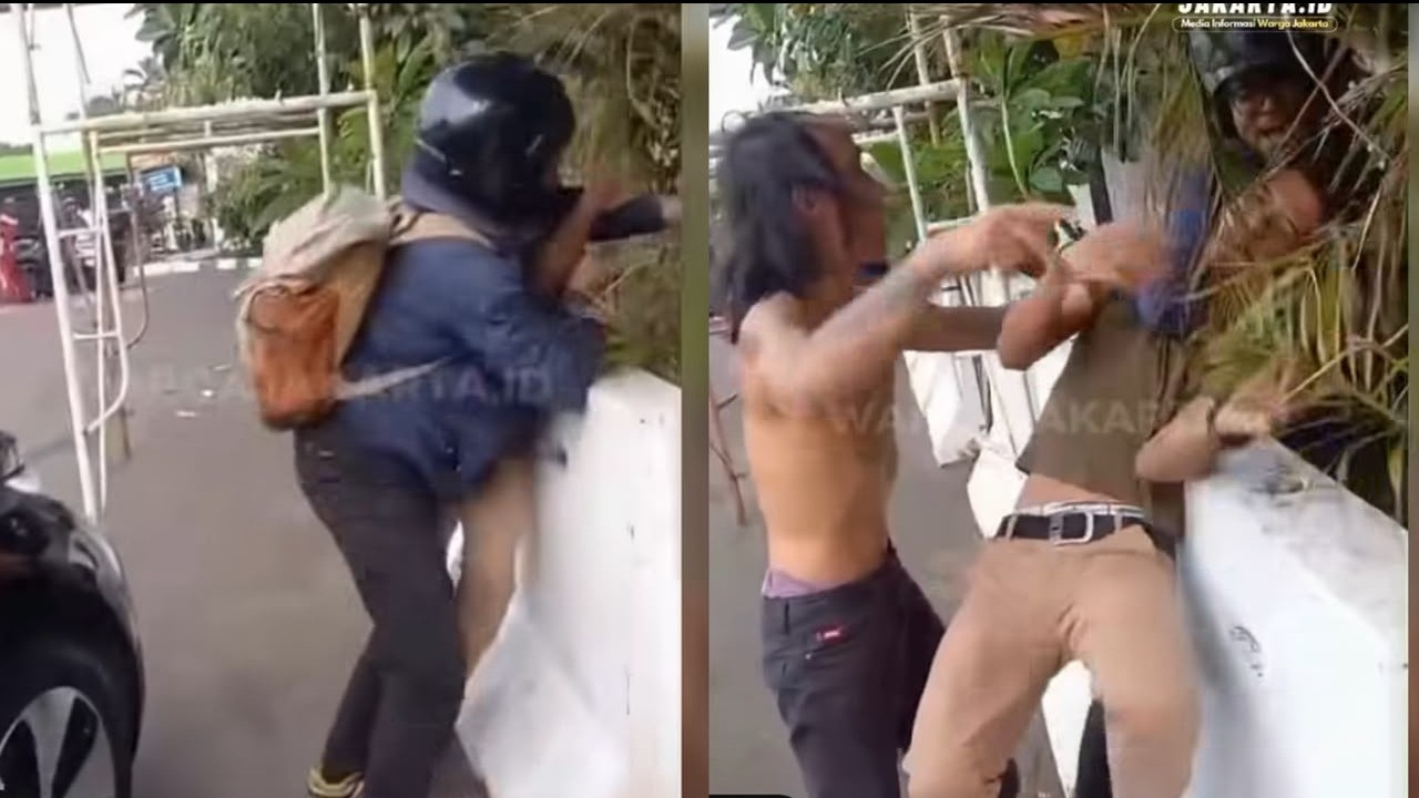 Tak Terima Diklakson, Pemotor di Jagakarsa Piting Pengemudi Mobil hingga Kesulitan Bernapas, Kini Diburu Polisi
