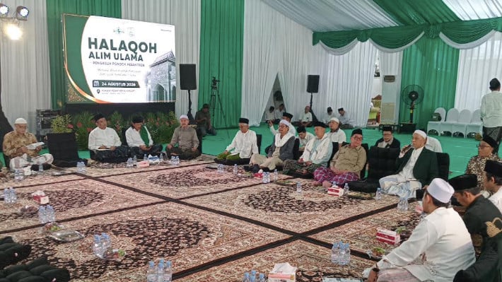 Puluhan kiai berkumpul di Ponpes Al Khoziny Sidoarjo jelang muktamar NU.