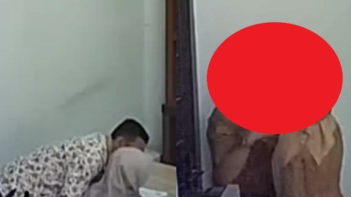 Tangkapan layar video asusila ASN Pemprov Sumbar, terekam CCTV