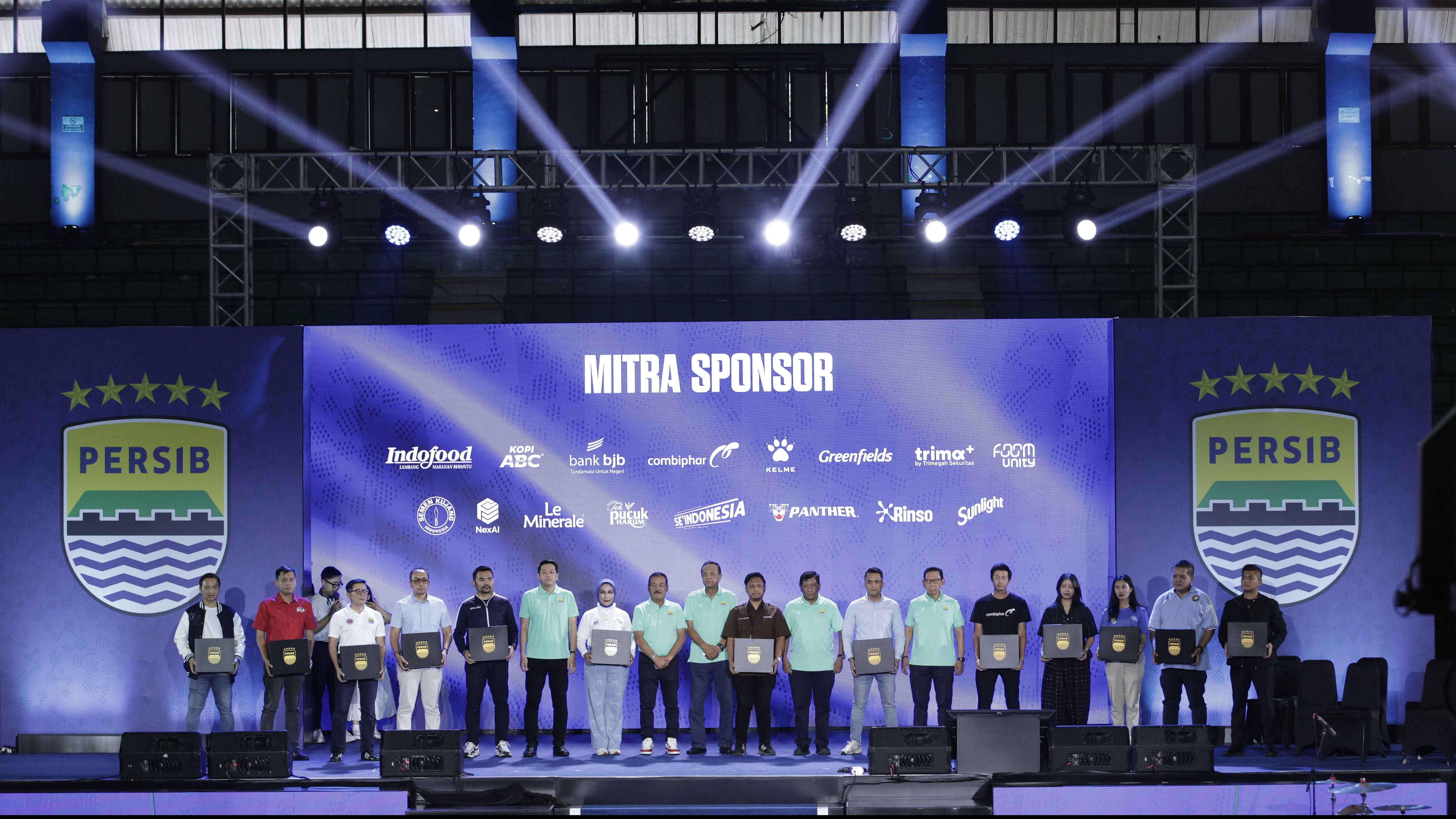 Persib Perkenalkan Mitra Sponsor
