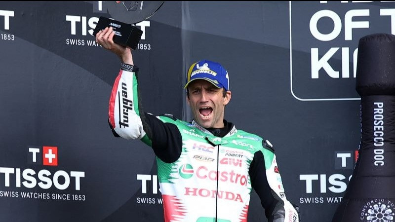 Johann Zarco naik Pdium di MotoGP Inggris 2025
