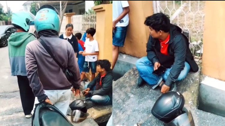 Motor milik kurir pake di Pekanbaru dicuri saat antar barang