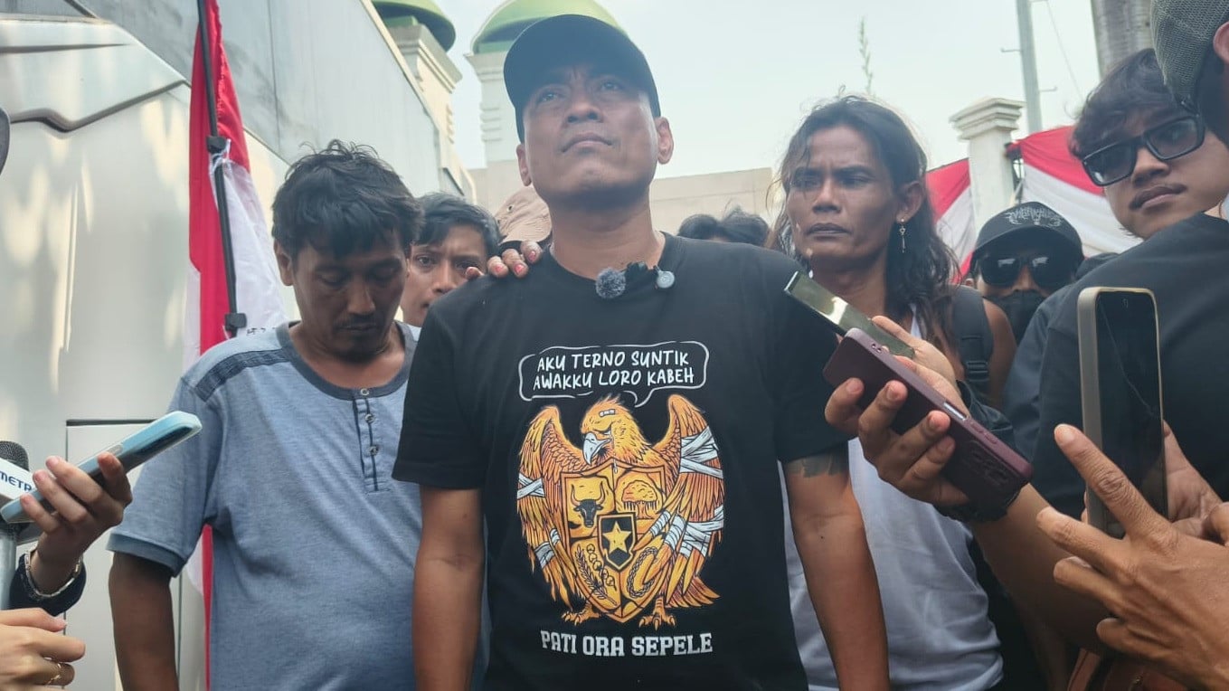 Koordinator Aliansi Masyarakat Pati Bersatu (AMPB), Supriyono alias Botok.