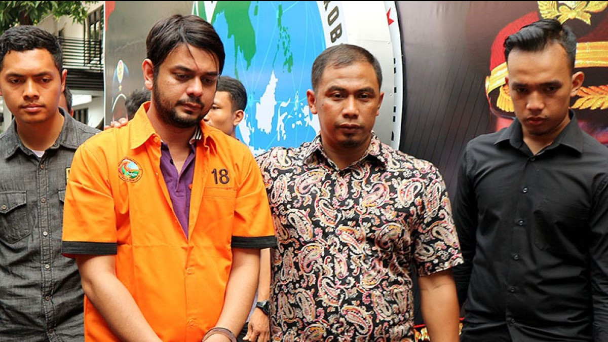 Rio Reifan saat ditangkap karena narkoba pada 2019