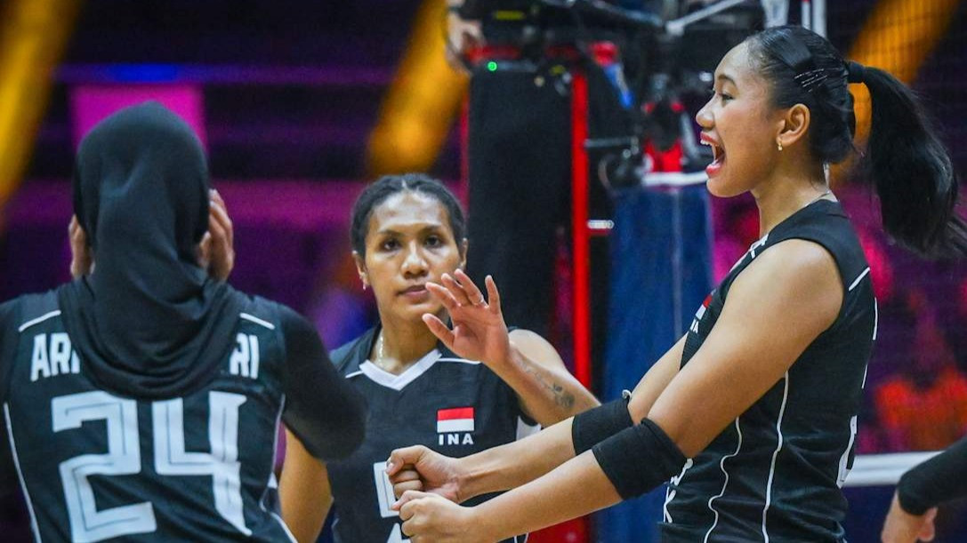 Timnas Voli Putri Indonesia vs Australia di AVC Women s Continental 2026