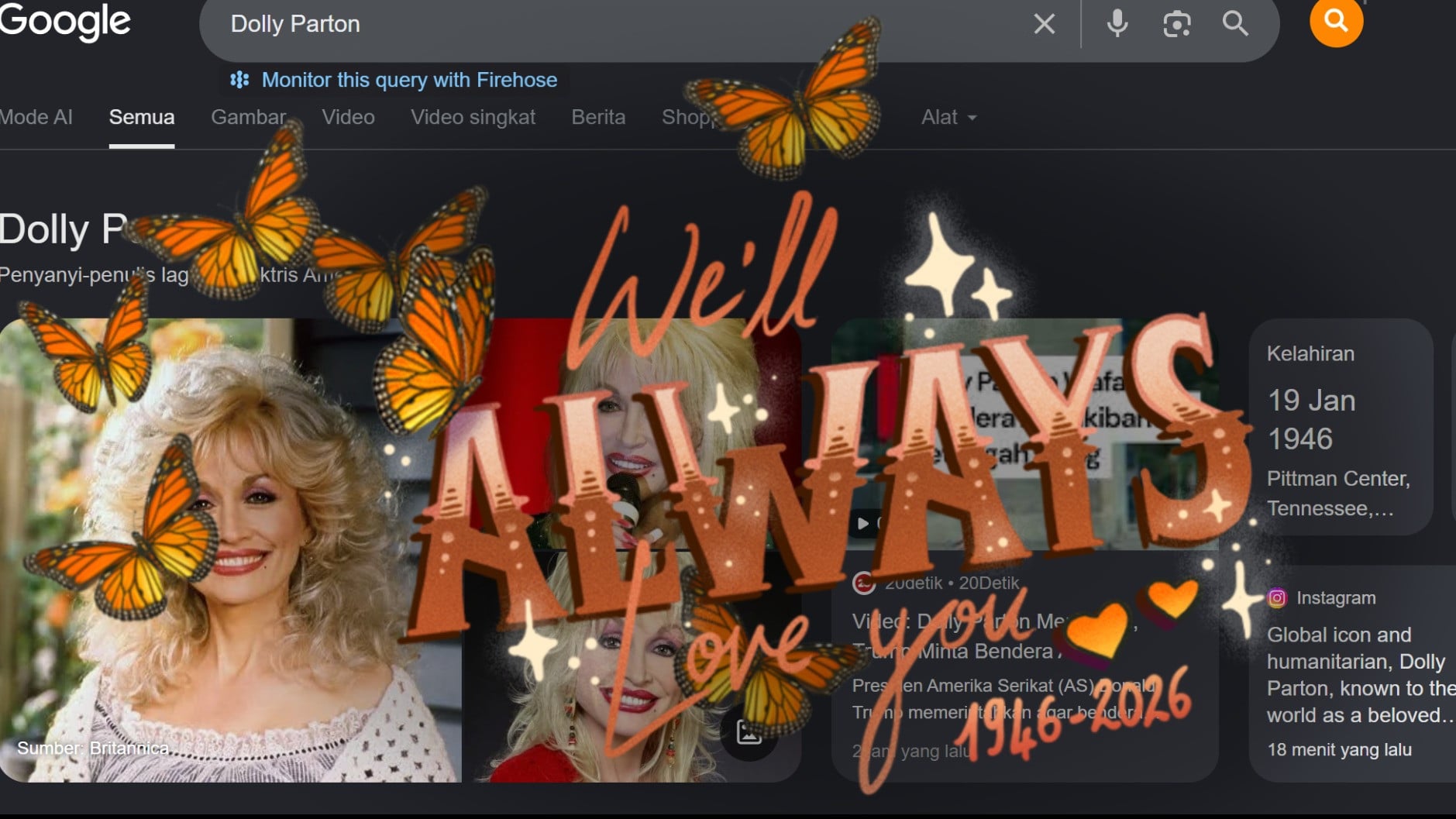 Mengenang Dolly Parton, Penyanyi Legendaris “I Will Always Love You” yang Tutup Usia 80 Tahun