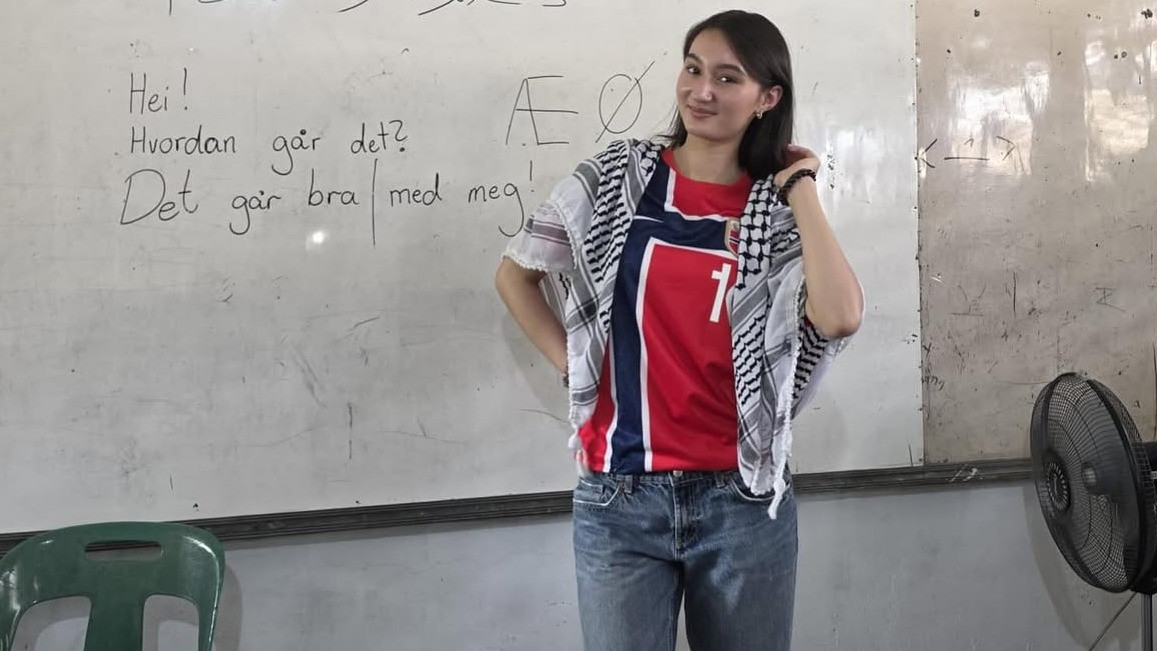 Ayu Zhafira Amalia Kynbraten, finalis Miss Universe Norway 2026 yang viral saat mengajar siswa SD