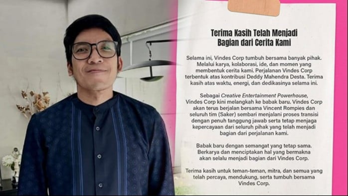 Desta pamit dari Vindes Corp