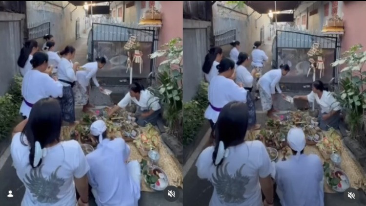 Pemilik gelar ritual Upacara Caru Eka Sata usai pekarangannya jadi lokasi mesum WNA