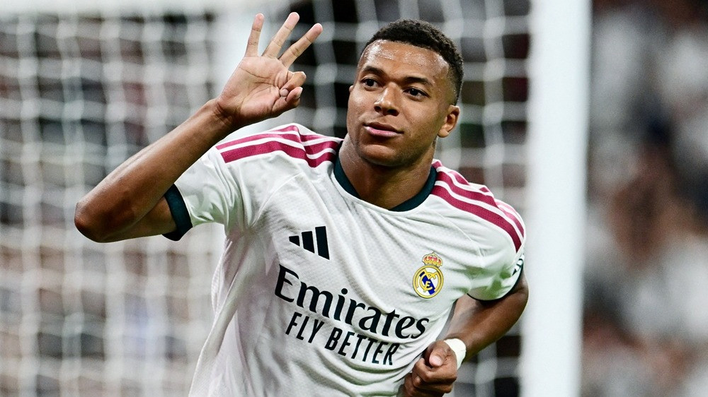Penyerang Real Madrid Kylian Mbappe