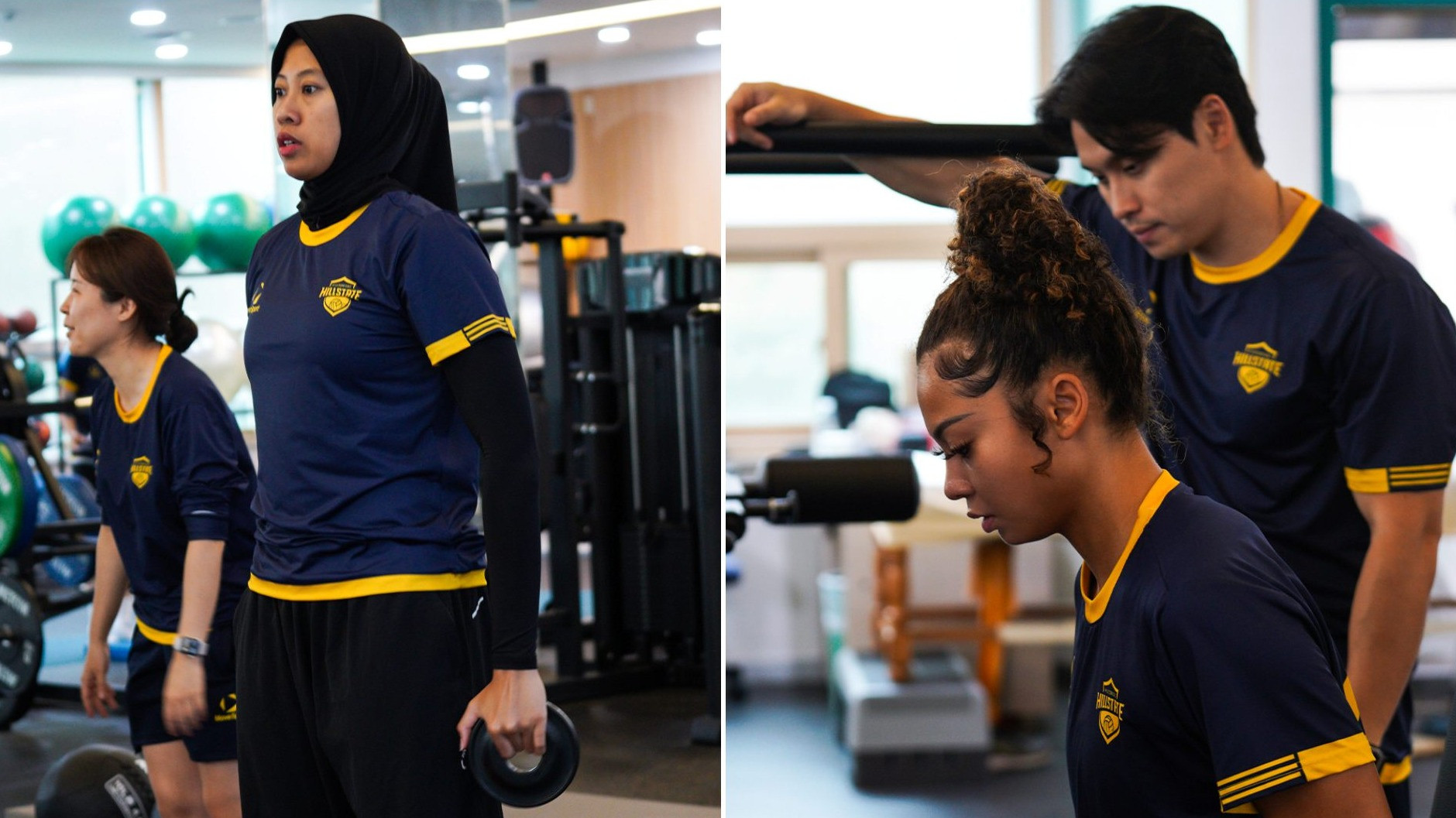 Megawati Hangestri dan Jordan Wilson Jalani Sesi LAtihan dengan Hyundai Hillstate