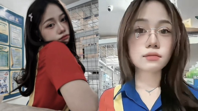 Tangkapan layar video kasir minimarket yang viral di TikTok, awas modus baru phishing bobol data pribadi