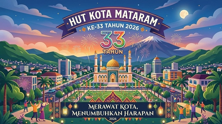 Ilustrasi HUT Kota Mataram ke-33