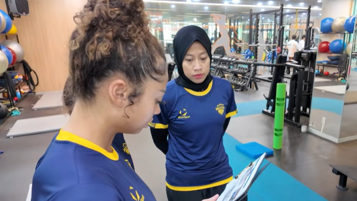 Megawati Hangestri dan Jordan Wilson di Hillstate