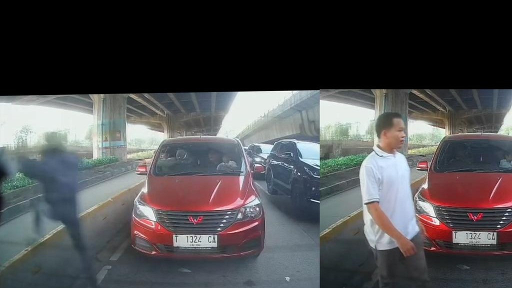 Viral! Aksi Jambret HP di Sunter Terekam Dashcam, Korban Ternyata Turis Asing yang Baru Tiba di Jakarta