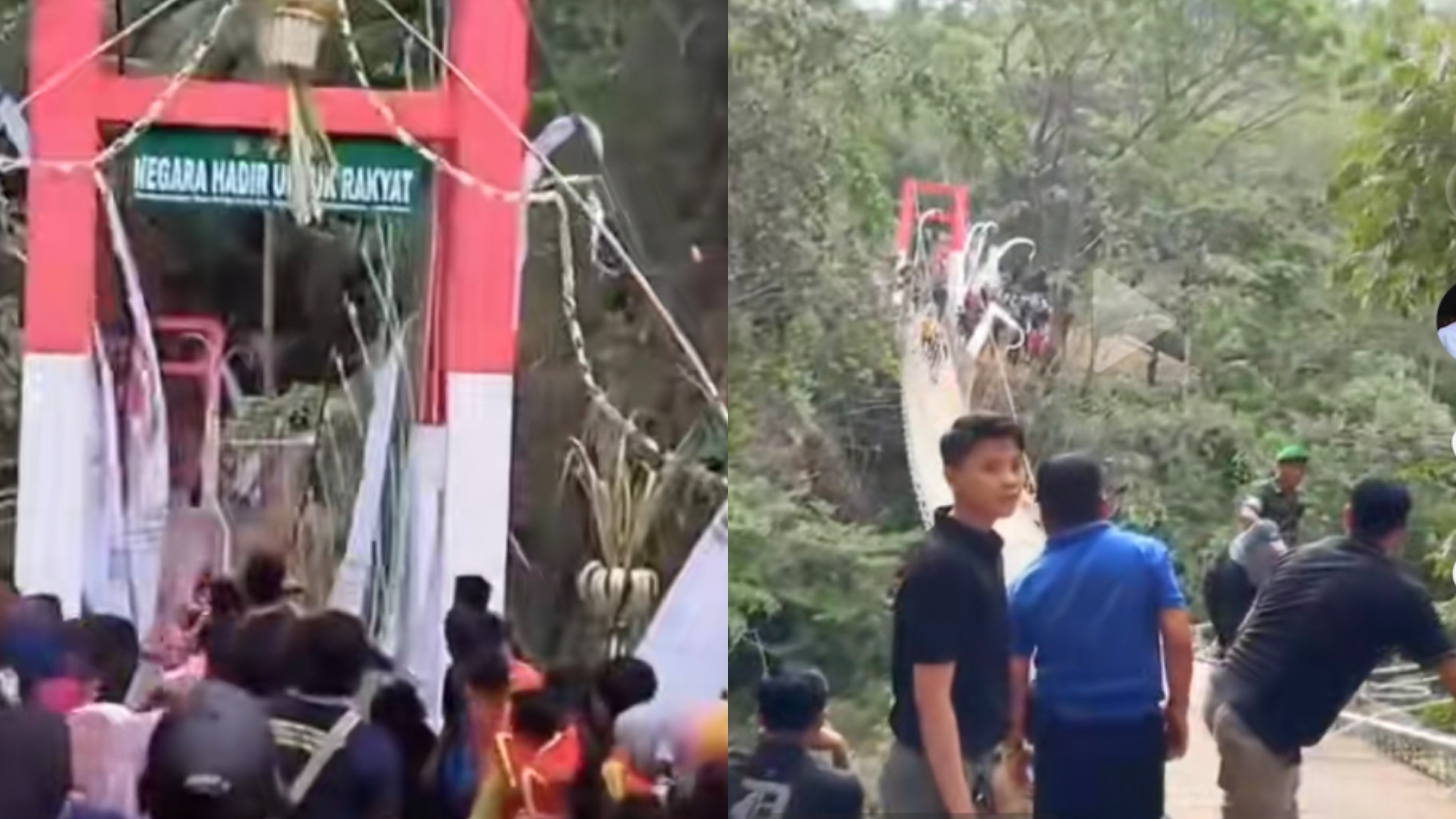 Viral Jembatan Pongpet Ambruk