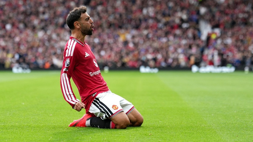 Gelandang Manchester United Bruno Fernandes