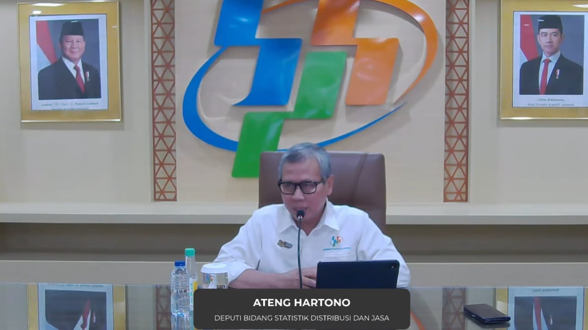 Deputi Bidang Statistik Distribusi dan Jasa BPS Ateng Hartono.