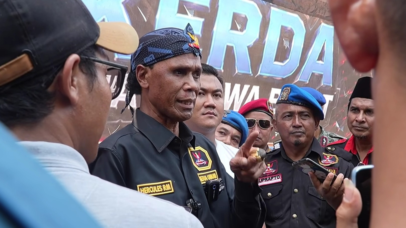 Ketum Grib Jaya Hercules ultimatum ojol agar jangan terprovokasi oknum perusuh soal demo 27 Agustus