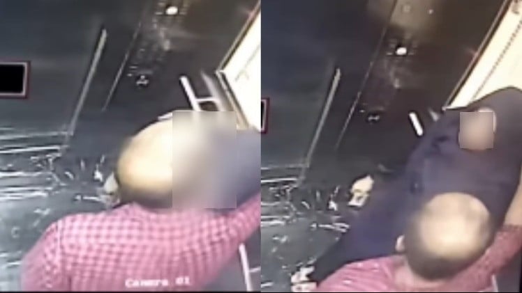 Viral video diduga oknum kepala desa dan politisi di dalam lift apartemen