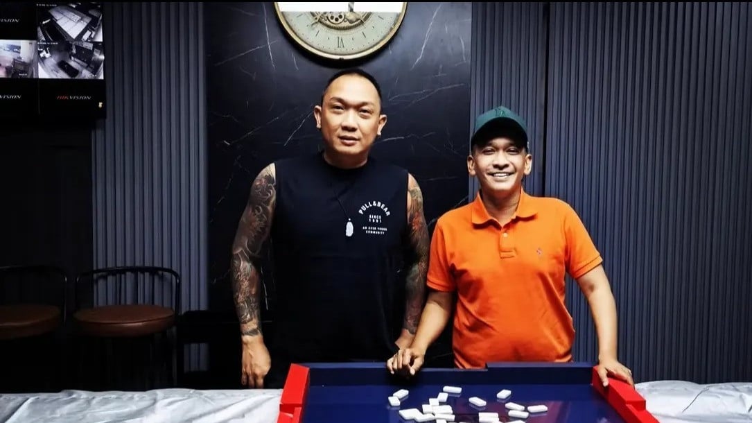 Ruben Onsu bersama Jhon LBF