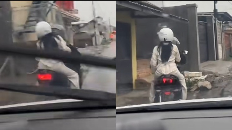 Pengemudi mobil tabrak kekasih dari belakang diduga gegara ketahuan selingkuh