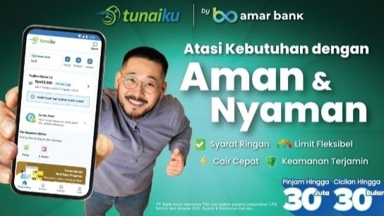 Tunaiku by Amar Bank Mendukung Tenor Fleksibel.