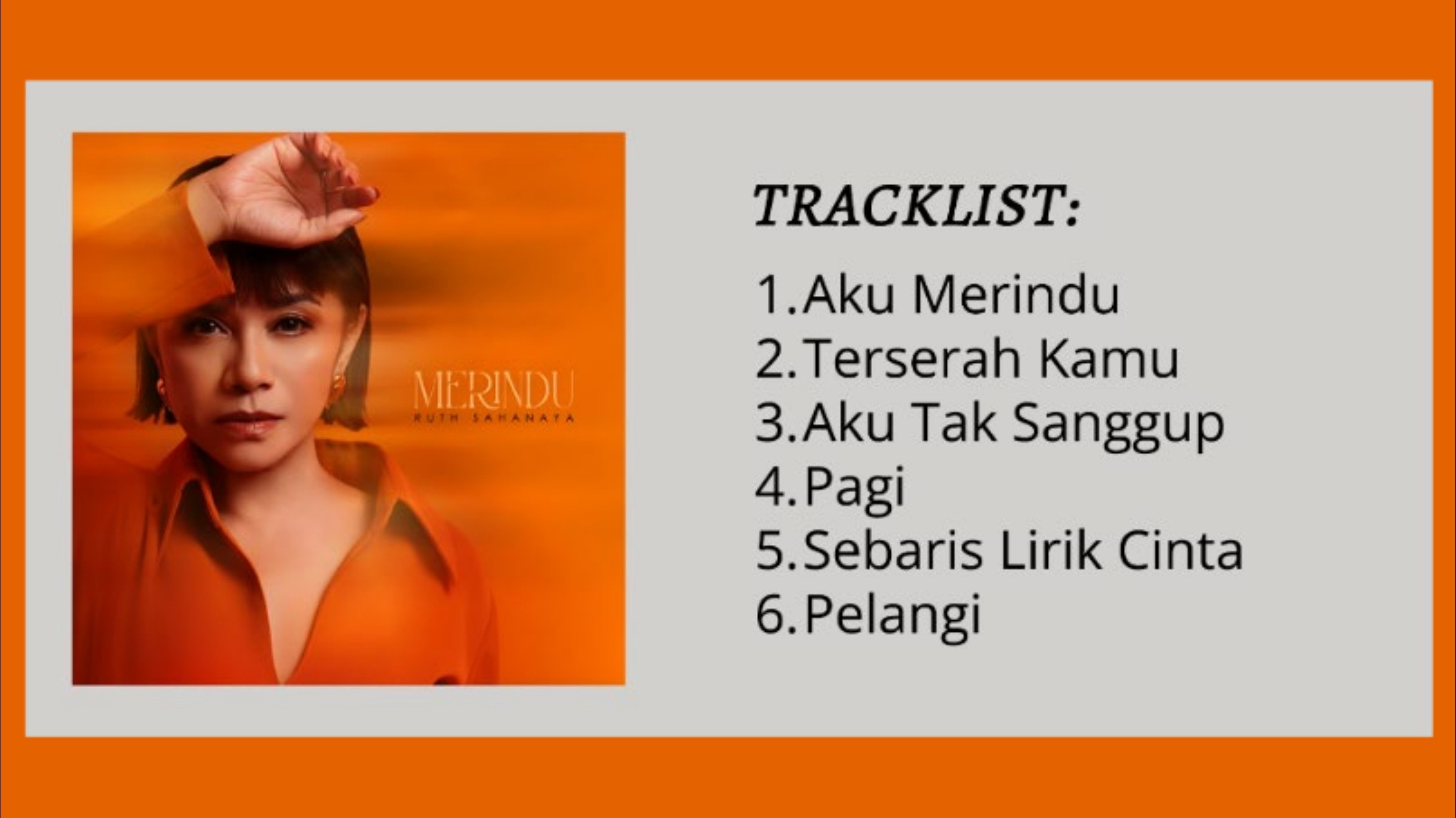 Tracklist mini album 