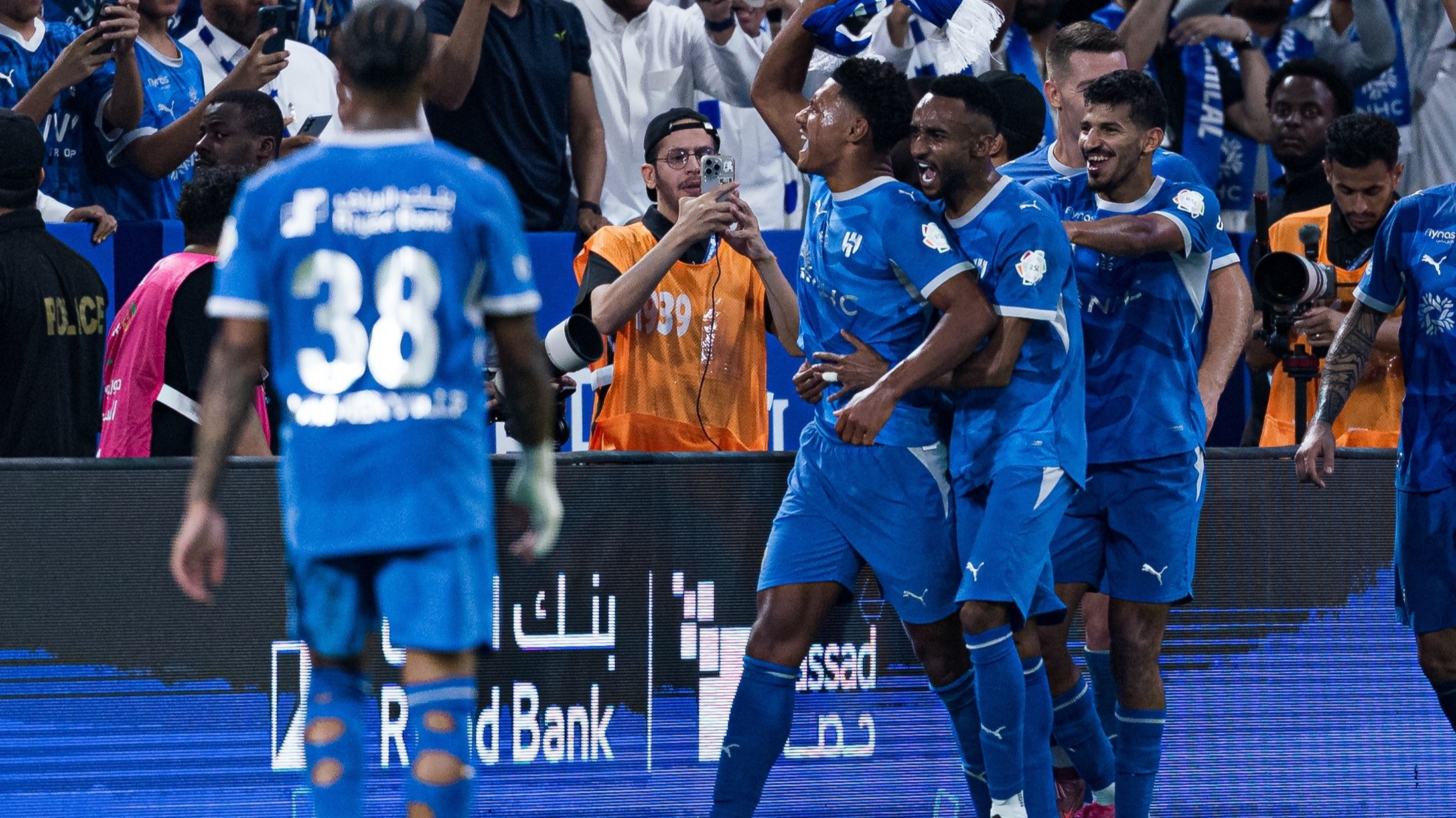 Selebrasi gol Ollie Watkins dalam laga Al Hilal vs Al Ahli di Liga Pro Saudi 2026/2027, Rabu (2/9/2026)