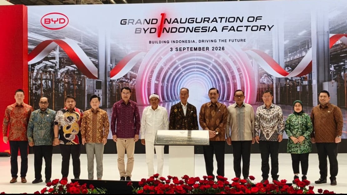 Peresmian Pabrik BYD di Indonesia