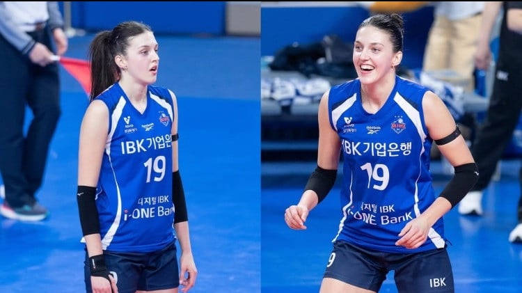 Opposite hitter IBK Altos, Victoria Danchak.