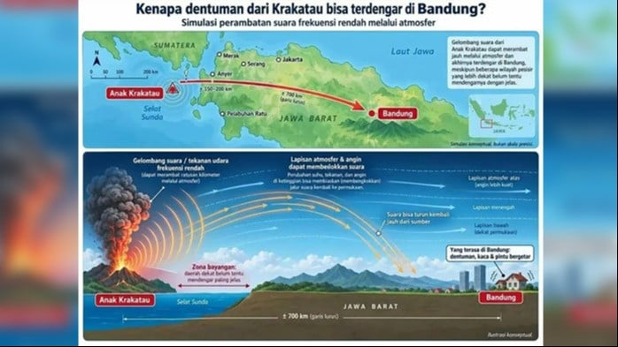 Badan Geologi jelaskan penyebab dentuman yang terdengar di Bandung