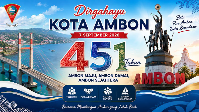 Ilustrasi HUT Kota Ambon ke-451