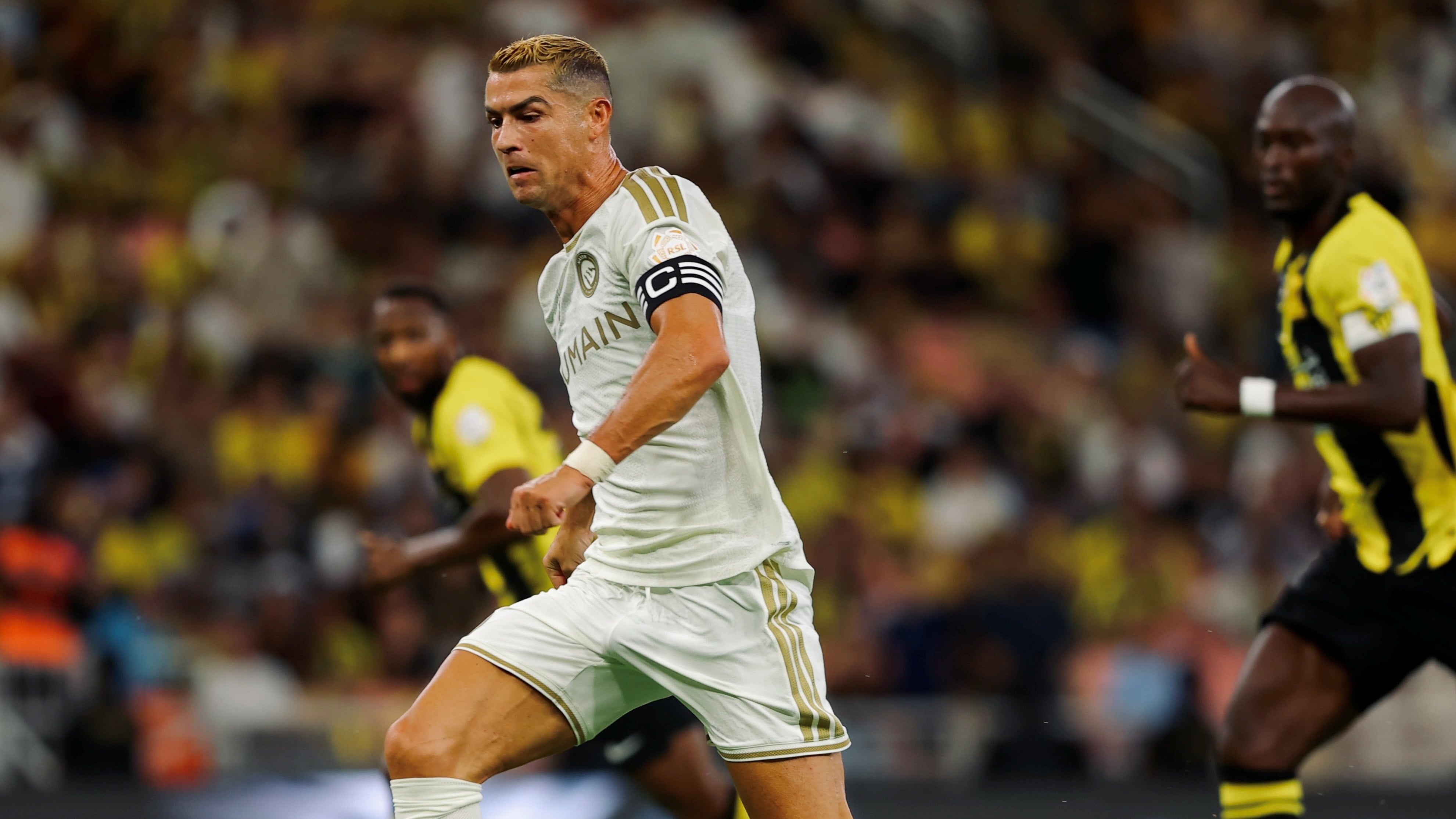 Cristiano Ronaldo dalam laga Al Ittihad vs Al Nassr di Liga Pro Saudi 2026/2027, Minggu (6/9/2026).