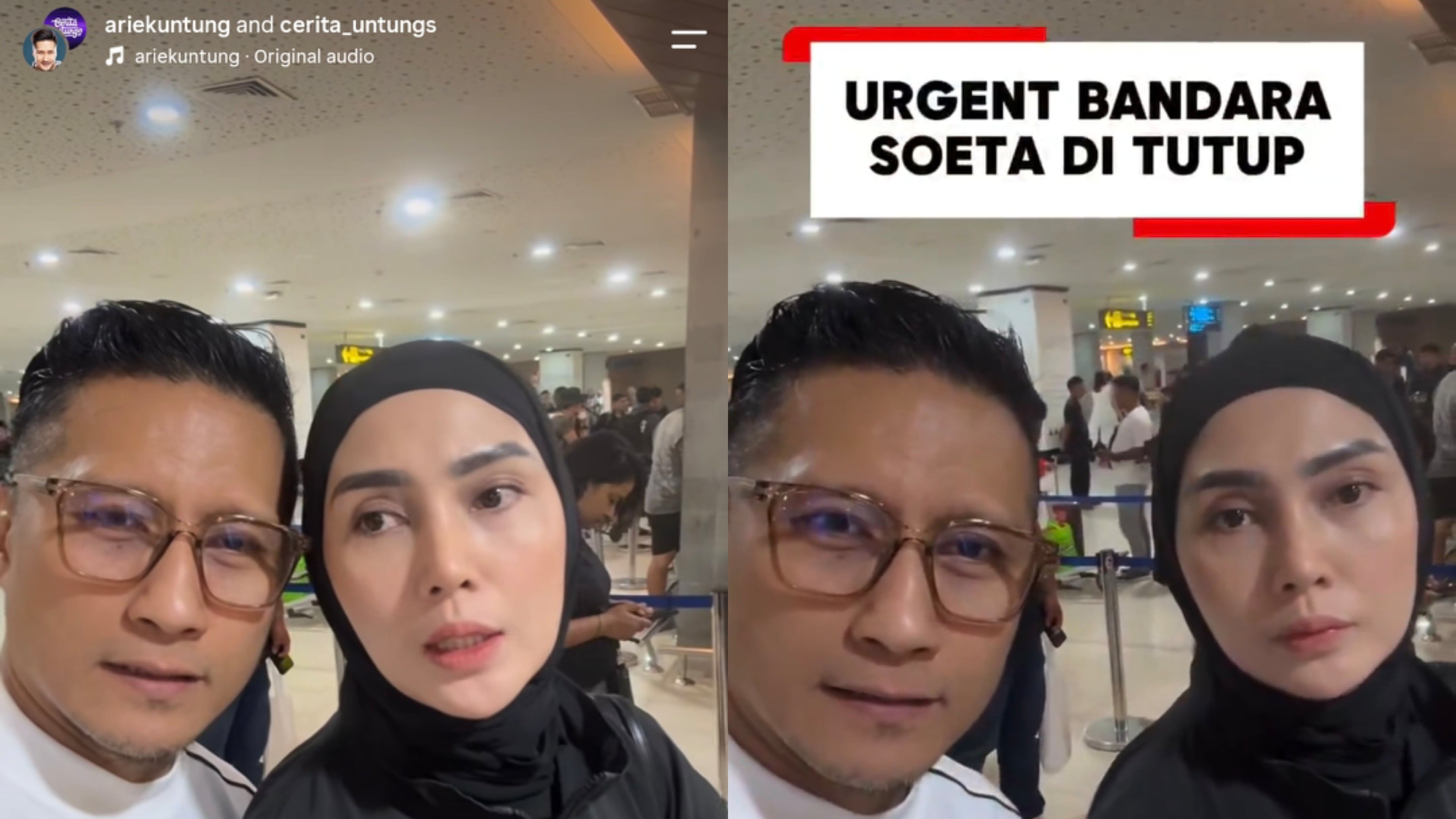 Video Arie Untung dan Istri Tertahan di Bali Tidak Bisa Pulang ke Jakarta