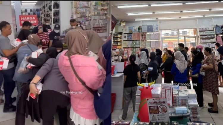 Warga Pandeglang borong masker imbas abu vulkanik Anak Krakatau