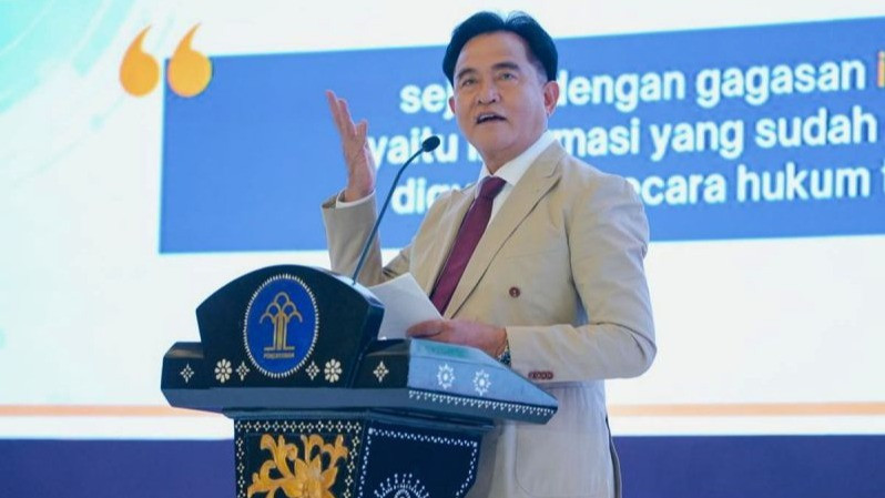 Menko Kumham Imipas Yusril Ihza Mahendra