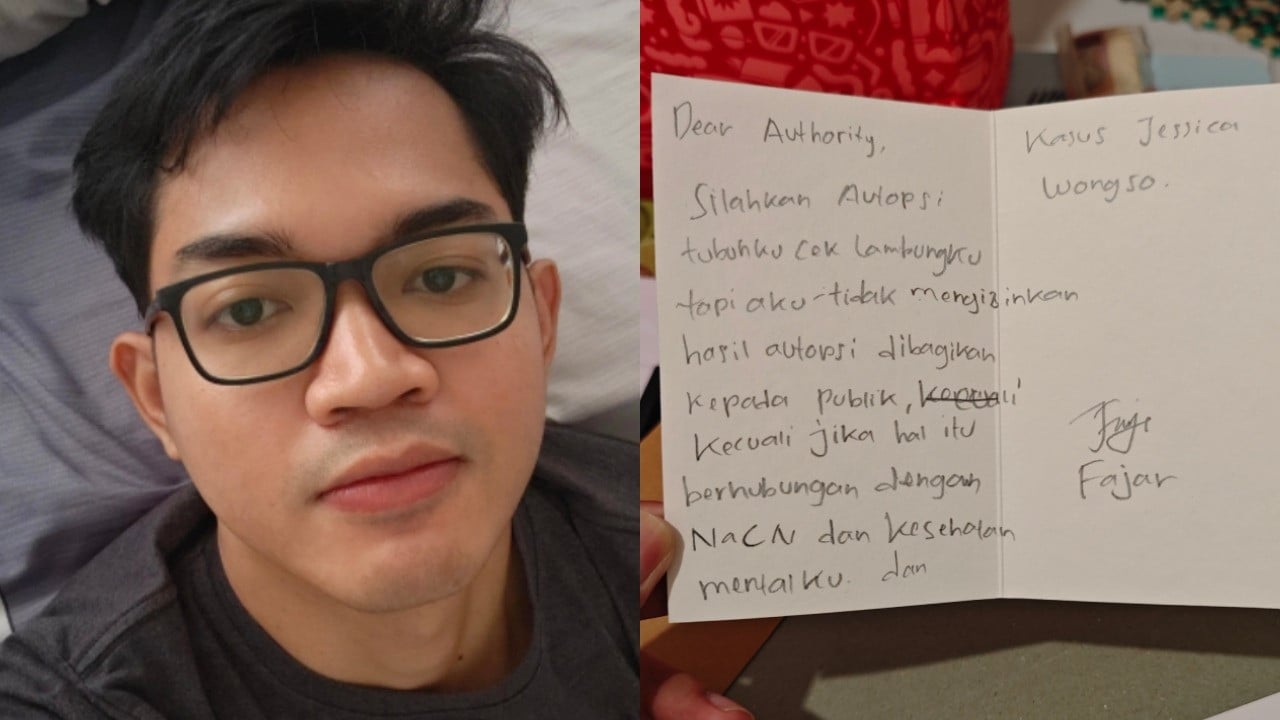 Surat untuk pihak berwenang yang ditulis Fajar Sahrudin dan diunggah ke autobiografinya