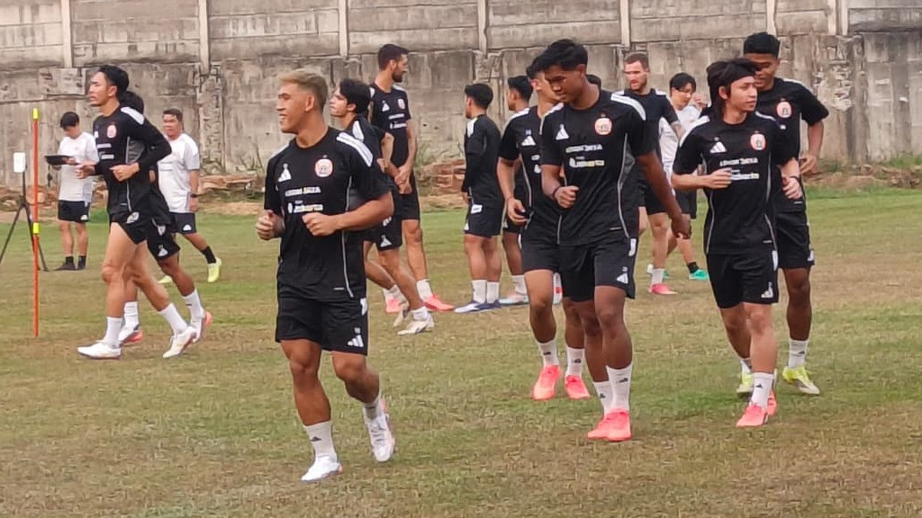 Latihan Persija Jakarta Jelang Lawan Persib Bandung