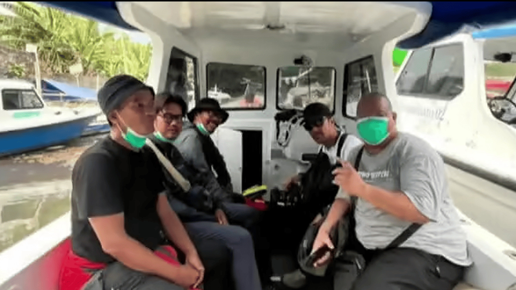 Foto 5 jurnalis sebelum hilang kontak saat meliput Gunung anak Krakatau