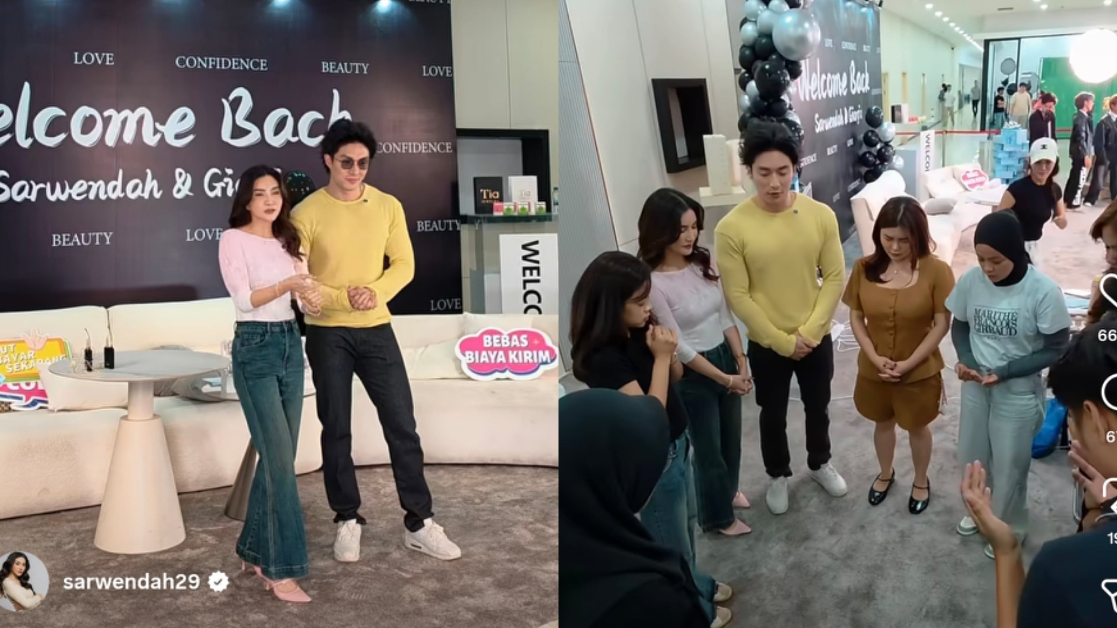 Momen Manis Sarwendah dan Gio Kembali Muncul Bersama
