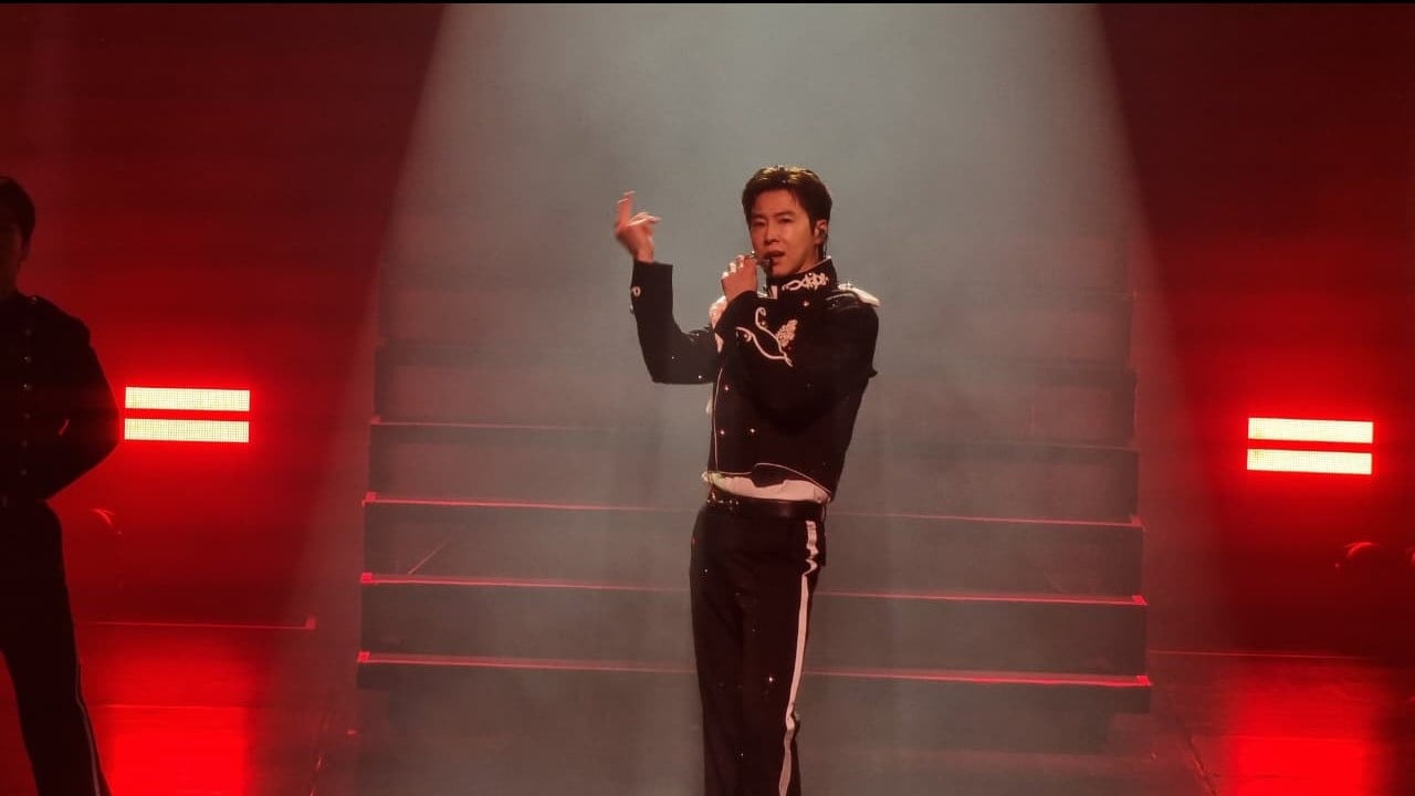 Yunho TVXQ saat konser U-KNOW PROJECT 26: SCENE#1 in JAKARTA