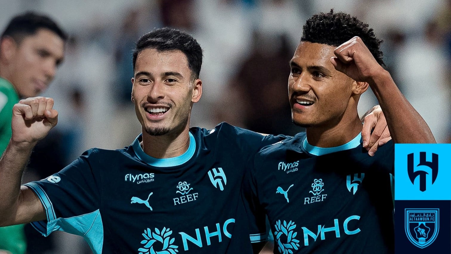 Gabriel Martinelli dan Ollie Watkins dalam laga Al Taawon vs Al Hilal di Liga Pro Saudi 2026/2027, Sabtu (12/9/2026).